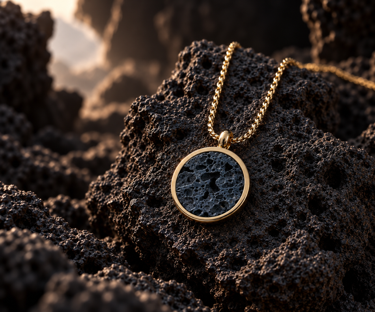 Natural volcanic stone texture