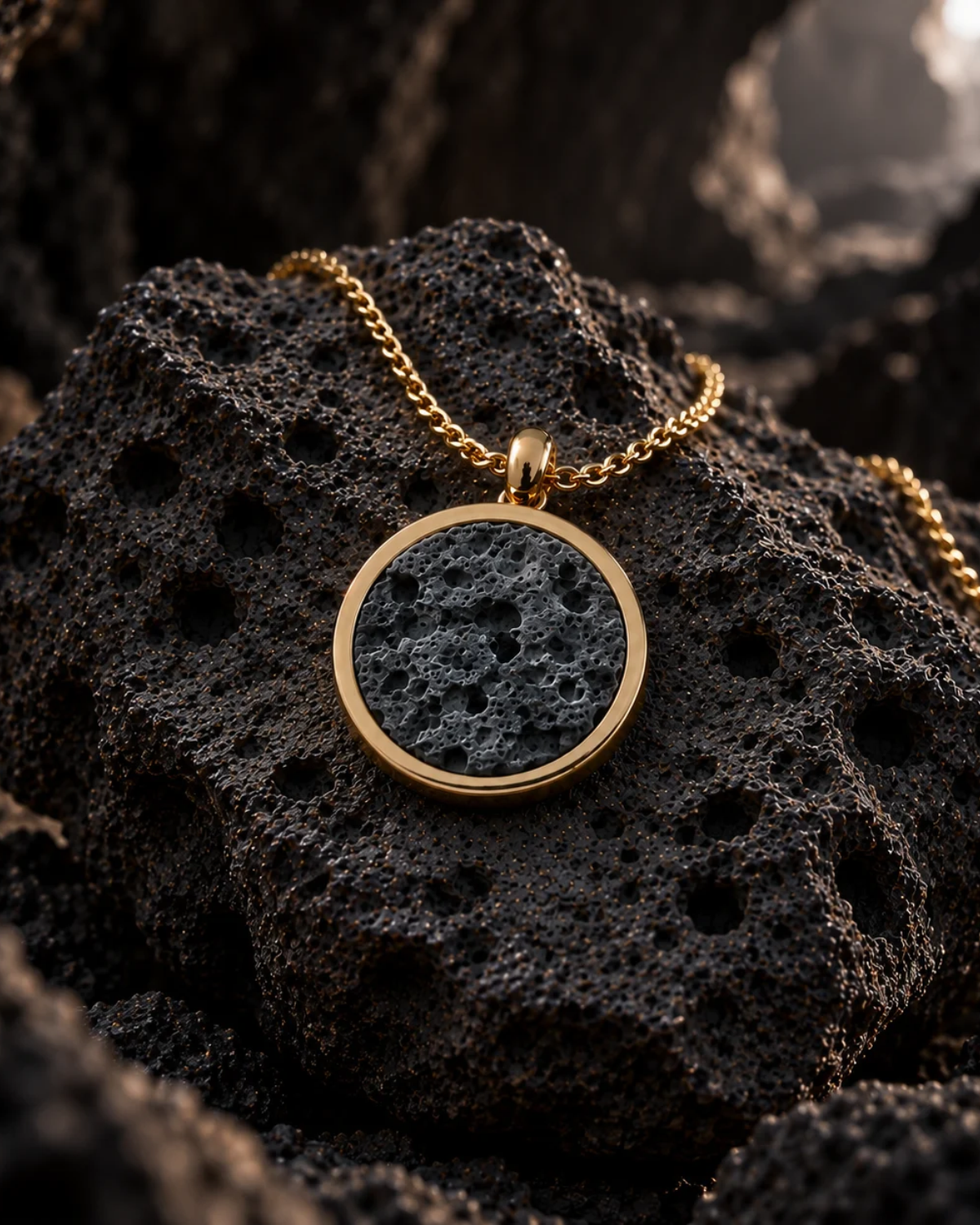 Natural volcanic stone texture